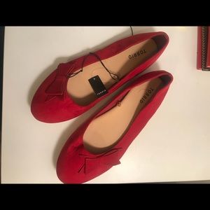 NWT Torrid Red Flats